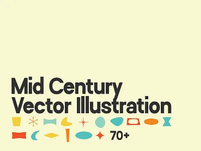 Mid Century Vector Illustration animation branding design film texture graphic design illustration logo mid century mid century style motion graphics pattern retro retro pattern retro style typography ui ux vector vintage