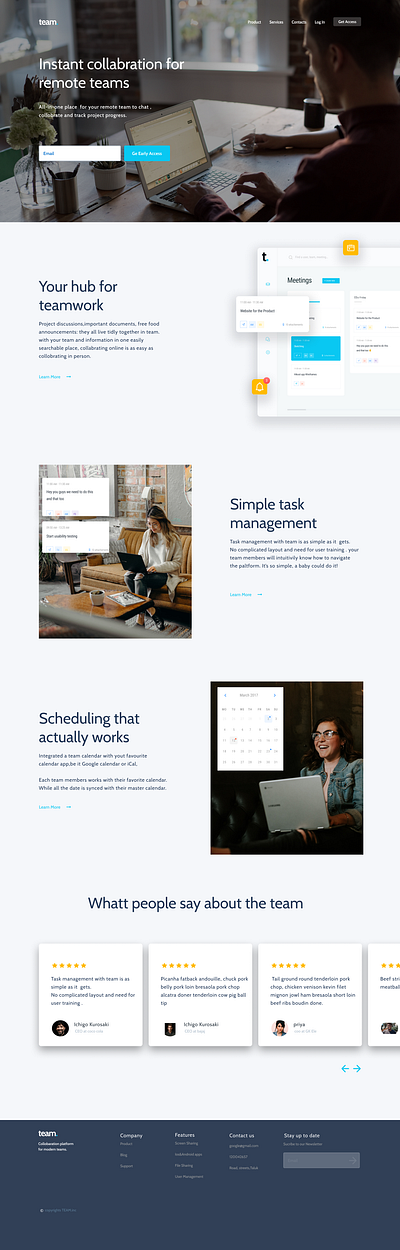 Home page design for chat App app figma logo typography ui ux webdesign