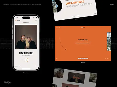 Music Podcasts Website Concept art concept creative design graphic design illustration web web design