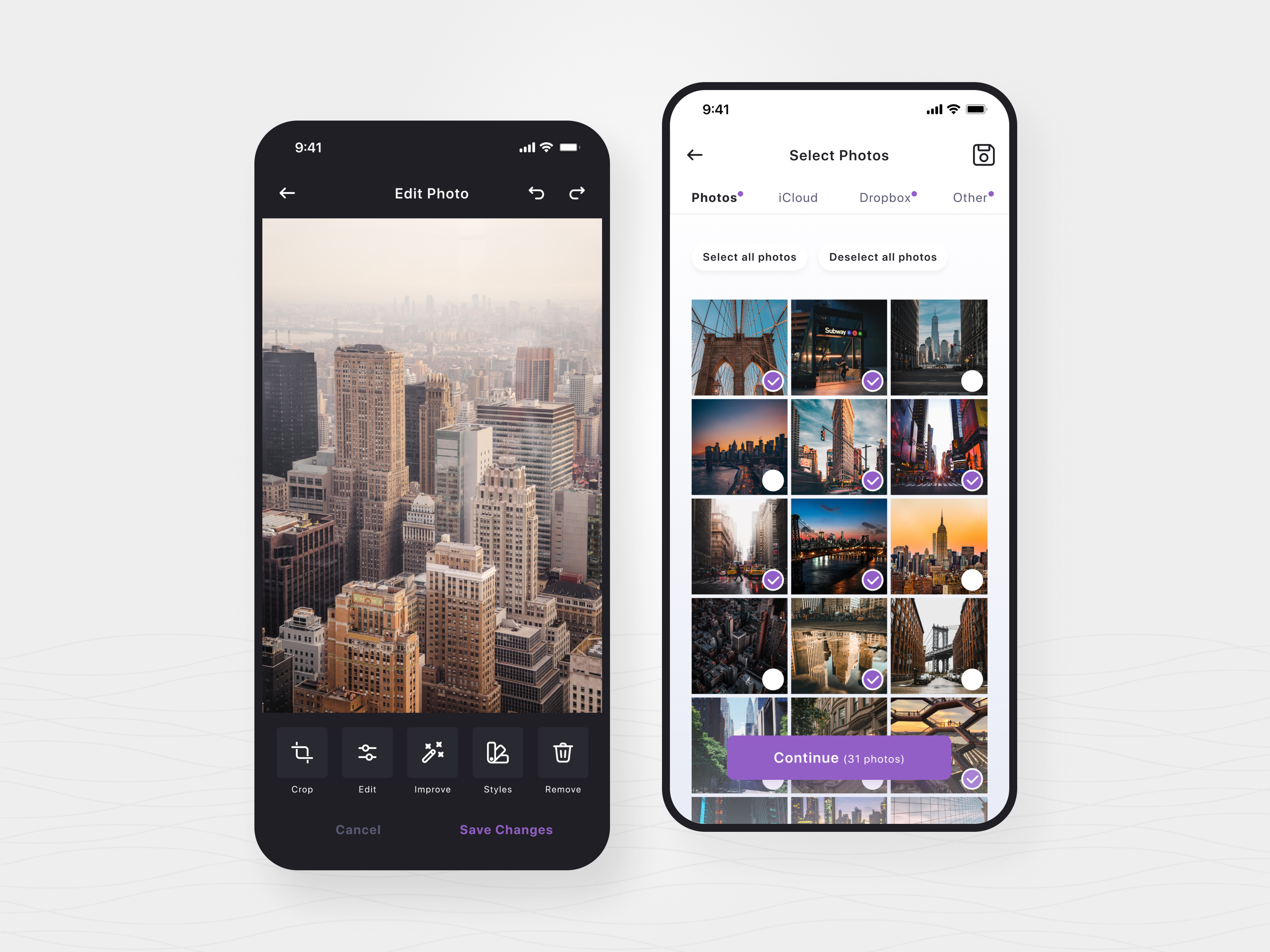 Photobook App android app app design case study concept design editor figma gallery ios iphone jakob treml mobile app photo photobook ui user interface ux
