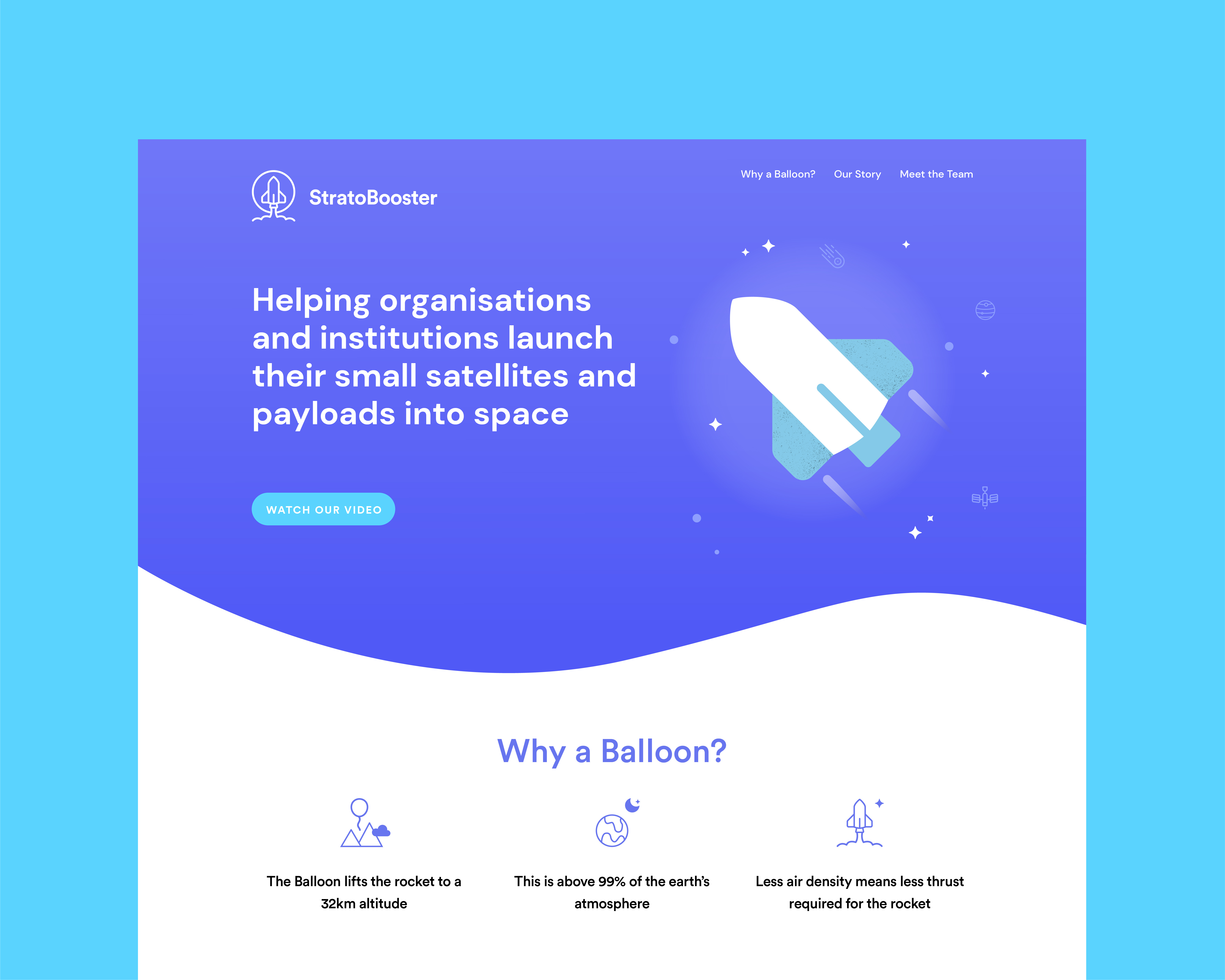 StratoBooster Website Design branding digital design graphic design illustration logo ui website design