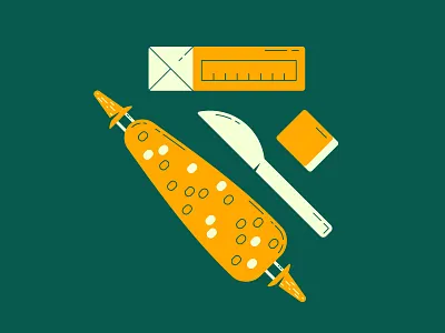 Corn on the Cob butter corn corn on the cob digital illustration food illustration