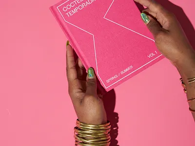 Cocteles de Temporada cover design book design casa ojo math times joy typography