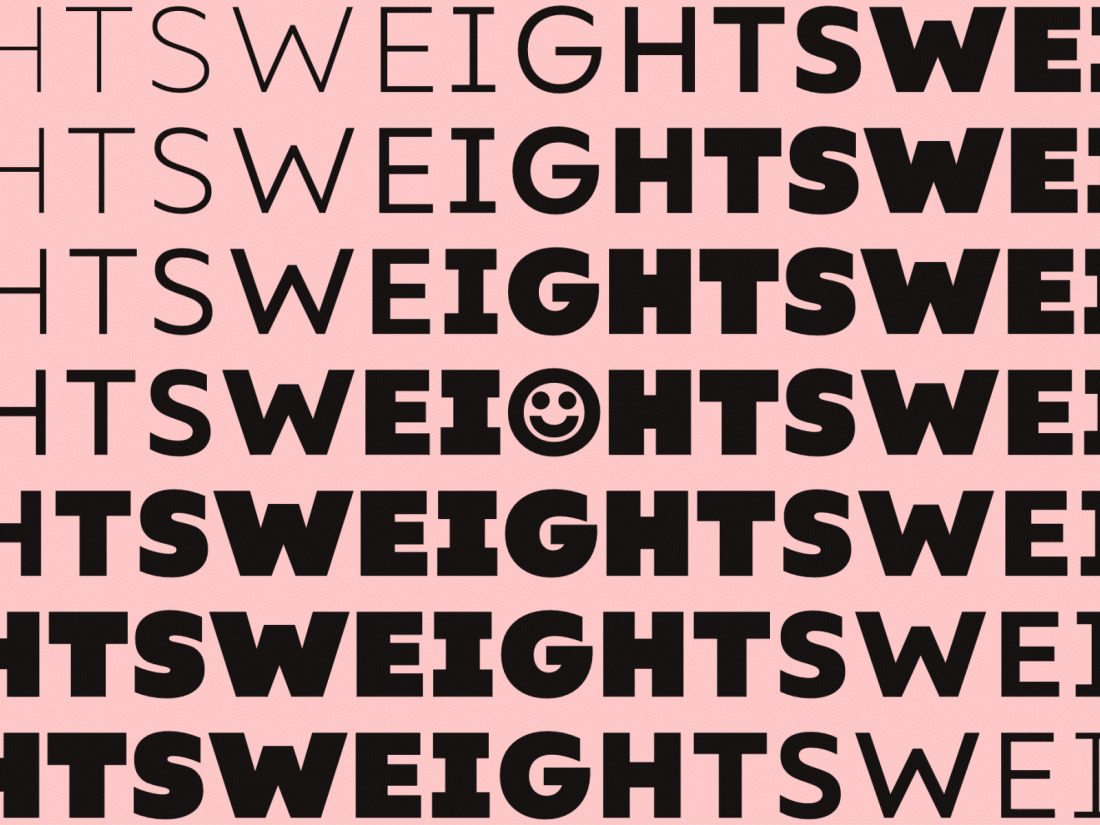 Weights – Variable Font Animation animation design fonts letter type typedesign typography variable