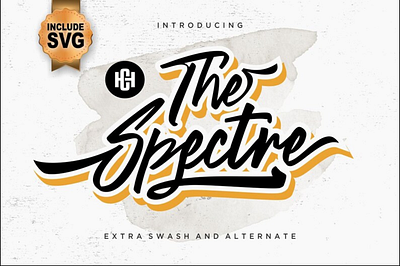 The Spectre Font, Stylish Font, Graffity Font app branding design graphic design illustration logo typography ui ux vector