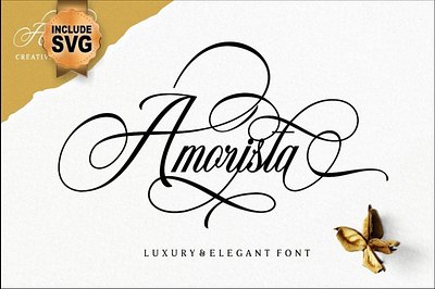 Amorista Font, Luxury Font, Wedding Font app branding design graphic design illustration logo typography ui ux vector