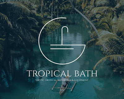 Tropical Bath branding business company graphic design logo logo custom logo design property real estate