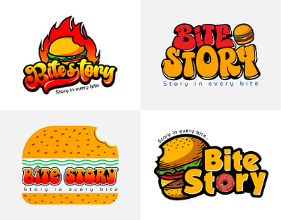 Fast Food Logo Design branding fast food logo graphic design logo logo design stylist typo text effect typography logo