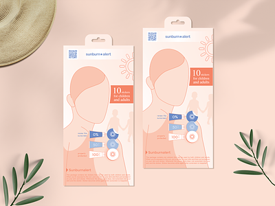 Sunburn Alert Packaging branding graphic design illustration packaging packaging design skincare sunscreen vector visual identity