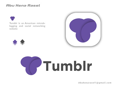 Tumblr logo app redesign logo brand identity branding branding design creative logo design graphic design logo logo design logotype looking minimalist logo modern logo redesign logo t abstract logo t letter logo t logo tumblr app tumblr designer tumblr redesigner vector