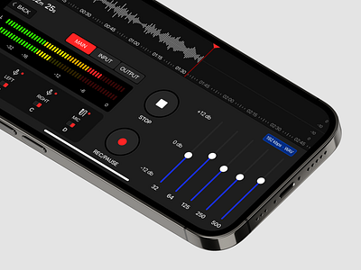 Voice Recorder app design ui ui design