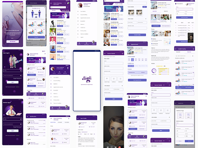 Medic App UI design app design medic app medical app ui ui design