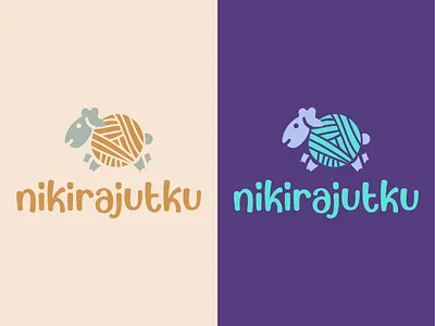Nikirajutku animal logo banner design brand identity graphic design logo packaging design sticker design