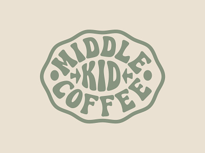 Middle Kid Coffee Branding austin texas branding coffee coffee bean coffee brand coffee illustration coffee logo cup espresso groovy logo illustration kid logo middle nienowbrand psychedelic logo stickers vintage design