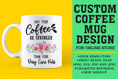 Custom Coffee Mug Design branding coffee coffee mug custom mug custom photo coffee mug gifts graphic design logo mug design mug printing mugs online store own coffee mug personalized mug pod pod business print design printing design typography mug typography mug design