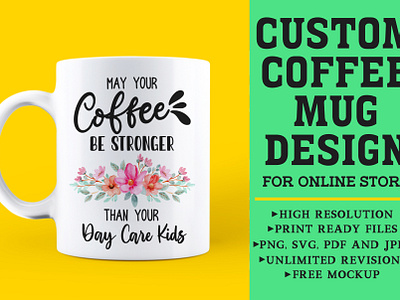 Custom Coffee Mugs, Design & Preview Online