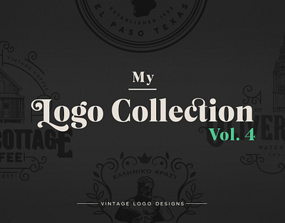 Logo Collection | Vol. 4 badge design etching illustration logo logo album logo collection logo creator logo design logo designer logo etching logo illustration logo portfolio vintage logo