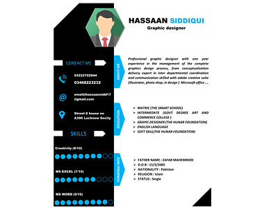 C.V c.v design cv graphic design profile