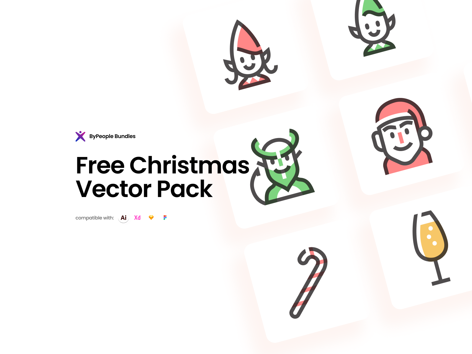Free Christmas Vector Pack christmas christmas day free freebie gift icon icon pack icons merry christmas santa clous set icons