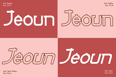 Gyeora - 4 Korean Display Typeface digital