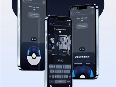 Liba – e-library UI Kit | voice search app application mobile search ui ux voice assistant