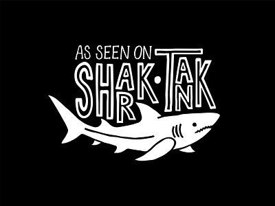 As Seen On Shark Tank adobe amazon amazon store branding custom type design designer graphic design handdrawn illustration illustrator packaging shark shark tank sketch type typography vector