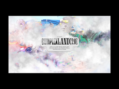 Complexland 2.0 - Walkthrough design fashion gamedesign metaverse ui uiux ux web webdesign