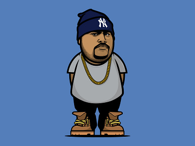 Big Pun character design graphics illustration t shirt design vector design