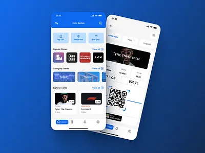 Ticket App Concept app concert design event ticket ticket app ui