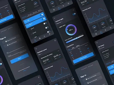 🟣 Smart Home App app design ui uiux web