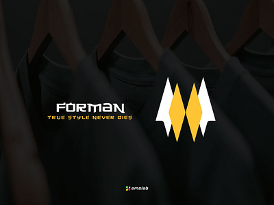 Forman 3d adobe app icon branding clothing brand logo company concept creative design formal logo graphic design illustration letter logo logo m letter logo minimal shop ui vector website