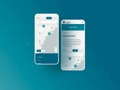 New South Wales: Liquor & Gaming Maps Feature design government maps product design prototype tech ui ux website