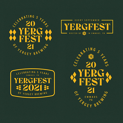 Yergfest 2021 Graphics beer brewery emmaus oktoberfest pennsylvania