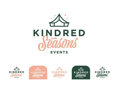 Glamping Logo camping kansas logo