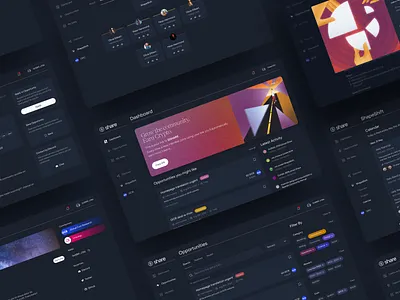 Share — Web3 Platform contributors dao dashboard design freelancing platform product design ui ux web web3