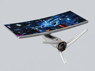 Free Asus ROG Swift Gaming Monitor Mockup asus rog swift gaming monitor gaming monitor 3d model gaming monitor hd images gaming monitor photoshop gaming monitor template rog swift monitor psd free