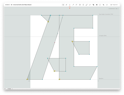 Immortal Gothic LK Sans and Serif amc custom type font glyph interview with the vampire serif type design typeface typeface design