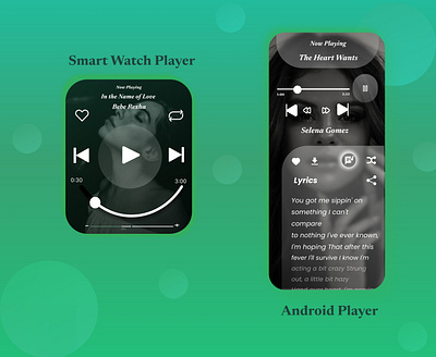 Music Player || Daily UI daily daily ui design typography ui ux