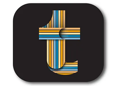 Tumblr Icon art artwork design illustration logo vector