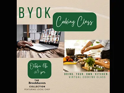 Bring Your Own Kitchen Instagram Graphic design digitial marketing graphic design instagram marketing social media template