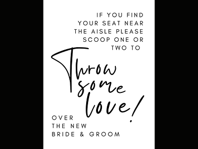 Confetti Instructional Signage event event signage graphic graphic design script signage template