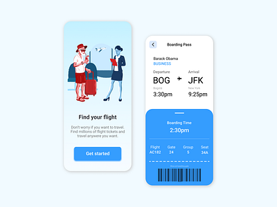 #DailyUI Day 24 - Boarding Pass adobexd app booking branding dailyui design figma flight graphic design illustration logo sketch typography ui ux vector