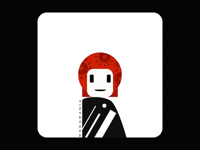Monomania 2d character design drawing human illustration illustrator india vector art