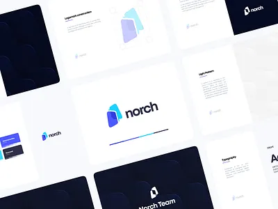 Branding for Norch Studio b brand brand design brand guideline brand identity branding branding design design brand guidelines identity logo logo design logo mark logos logotype mark minimalist logo modern logo symbol visual identity