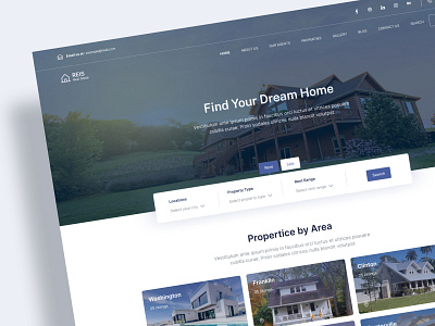 REIS - Real State Listing Free Figma Template building clean design echotemplate figma house product design property website real estate real estate agency real estate ui realestate residence ui ux