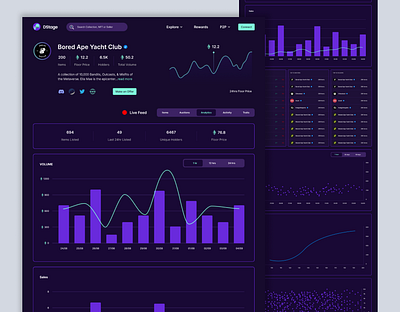 Web3 Analytics Platform app branding design graphic design illustration logo typography ui ux vector