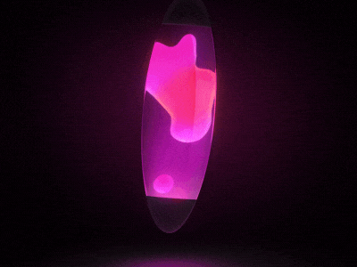 Motiontober2022 | Day 29 | "Lamp" 2d after effects animation blob fluo lamp lava liquid loop metaball moglyph organic pink script tool