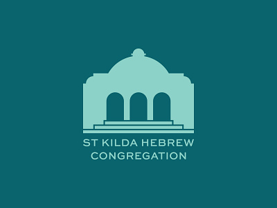 St Kilda Hebrew Congregation Logo - Ocean and Mint brand branding design graphic design illustration logo type typography