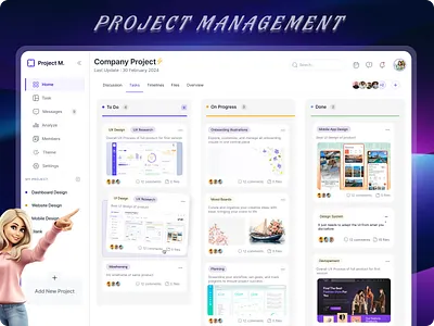 Project management Dashboard dashboard project management
