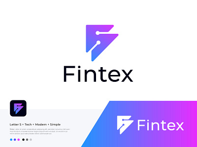 Fintex Tech logo design brand identity branding logo logo agency logo design logo mark technology